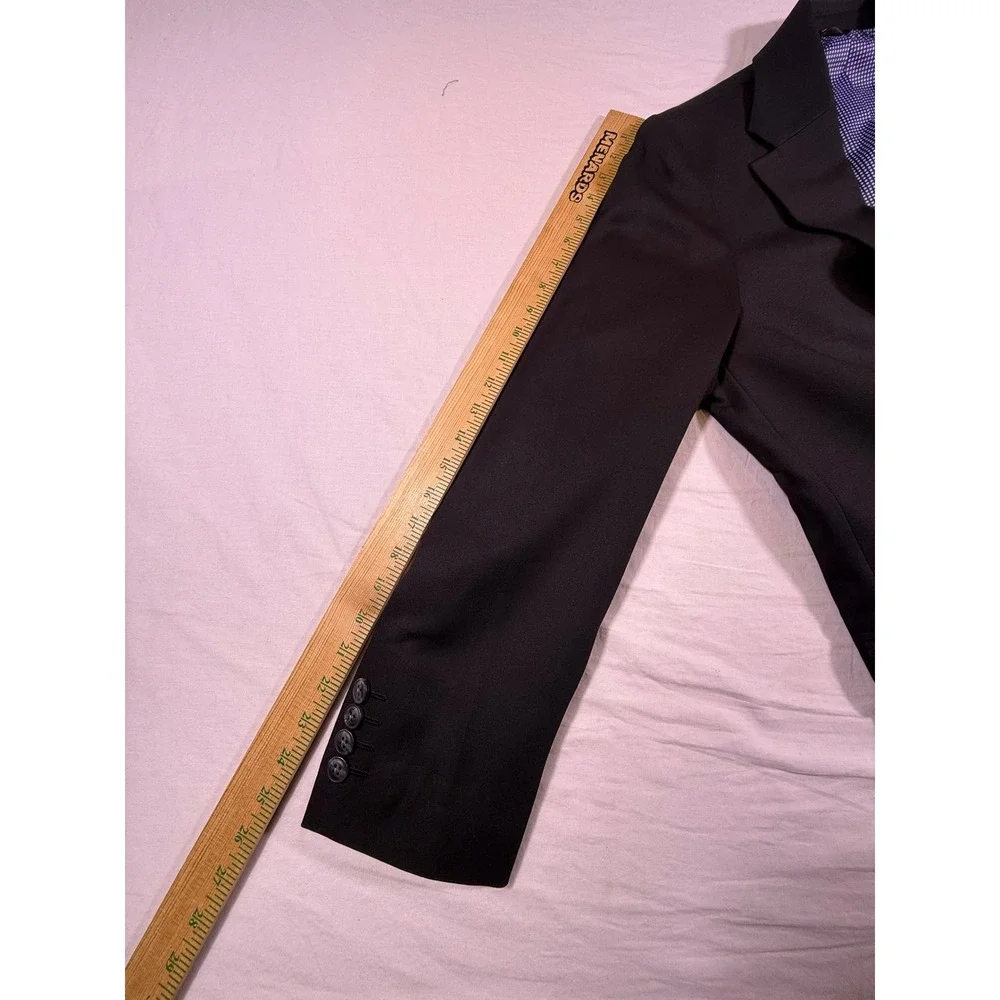 Haggar Blazer Mens 40 Regular Black NEW Slim Fit‎ Stretch Gabardine HJ80031